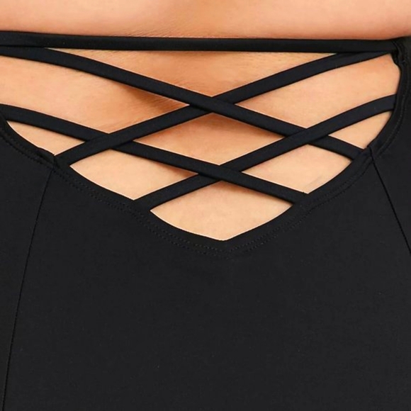 ❤️NWT VINTAGE TORRID SWIM BOTTOM - HIGH WAIST - STRAPPY BACK TANKINI BRIEF PLUS - Picture 2 of 12